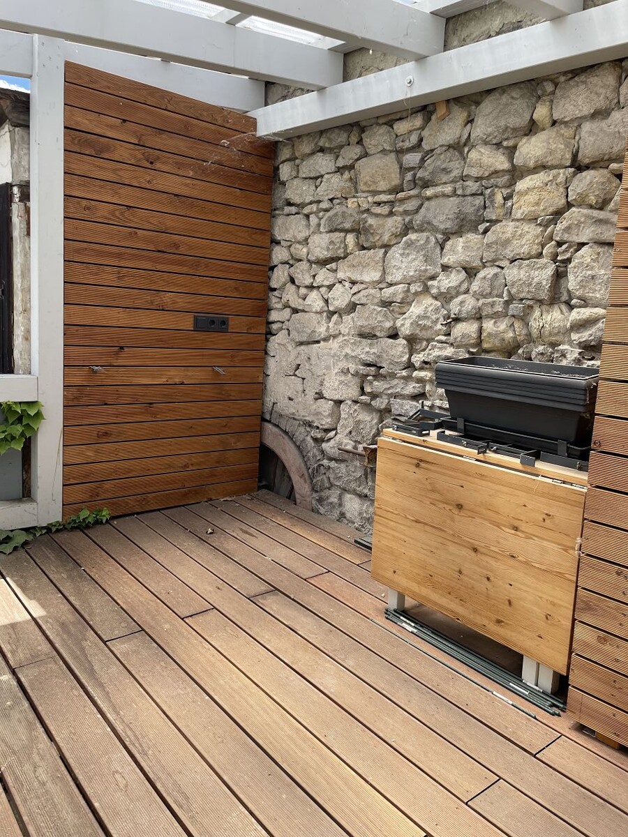 Dachterrasse vorne Zweifamilienhaus Guntersblum