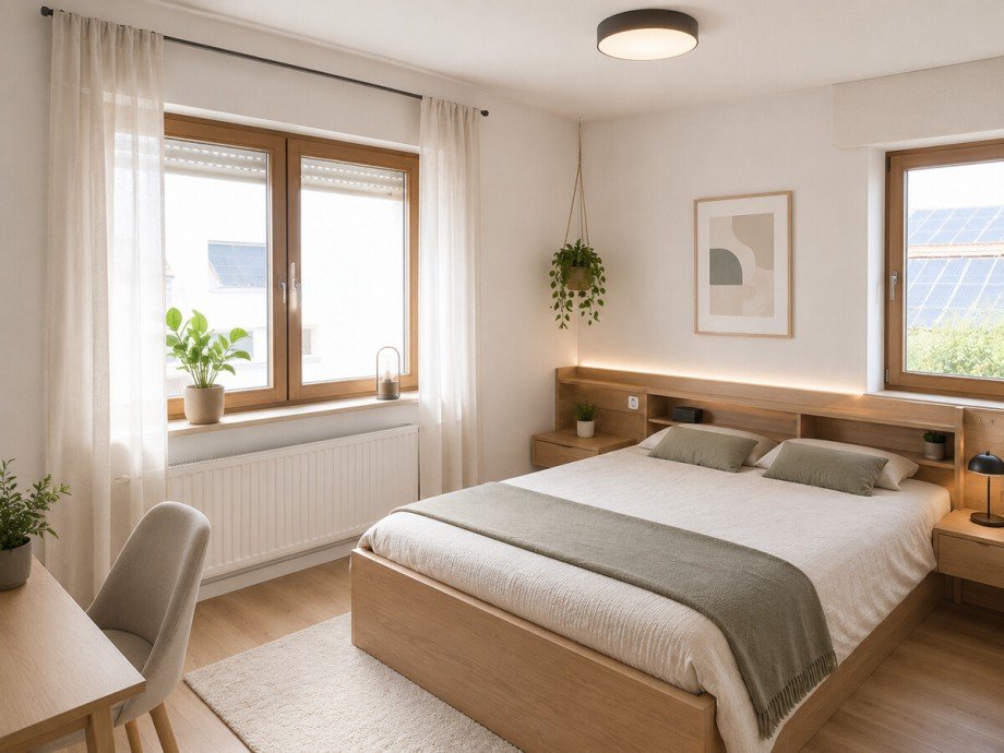 Schlafzimmer KI-generiert Einfamilienhaus Gau-Odernheim