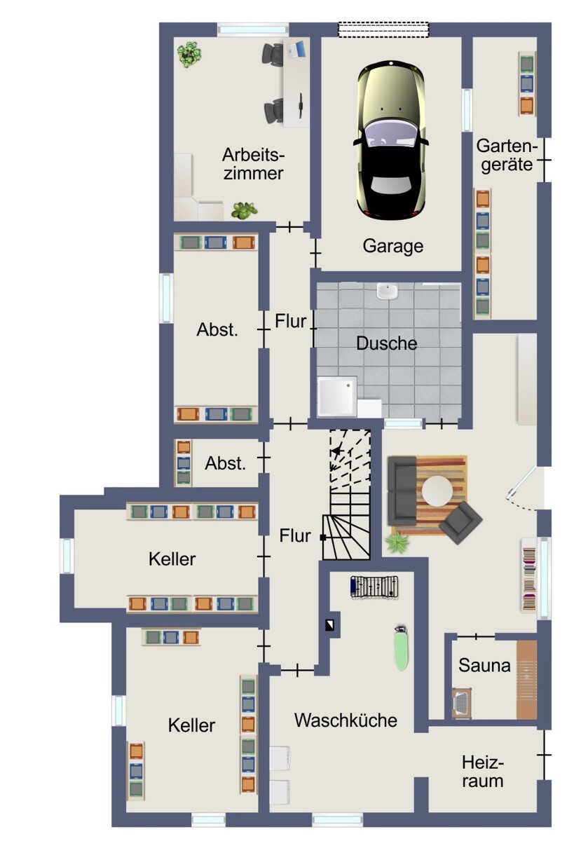 Grundriss KG Einfamilienhaus Oppenheim