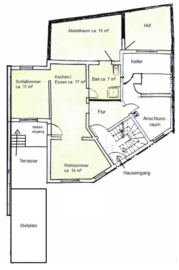 Grundriss Erdgeschosswohnung Nackenheim