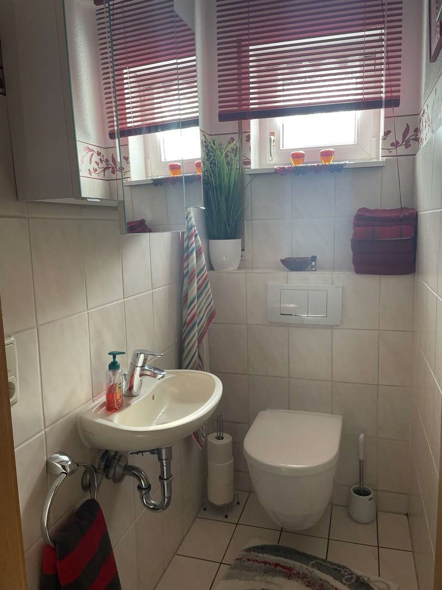 G�ste-WC Terrassenwohnung Oppenheim
