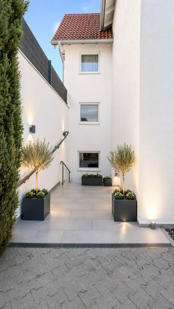 Terrasse neu KI-generiert Erdgeschosswohnung Nackenheim