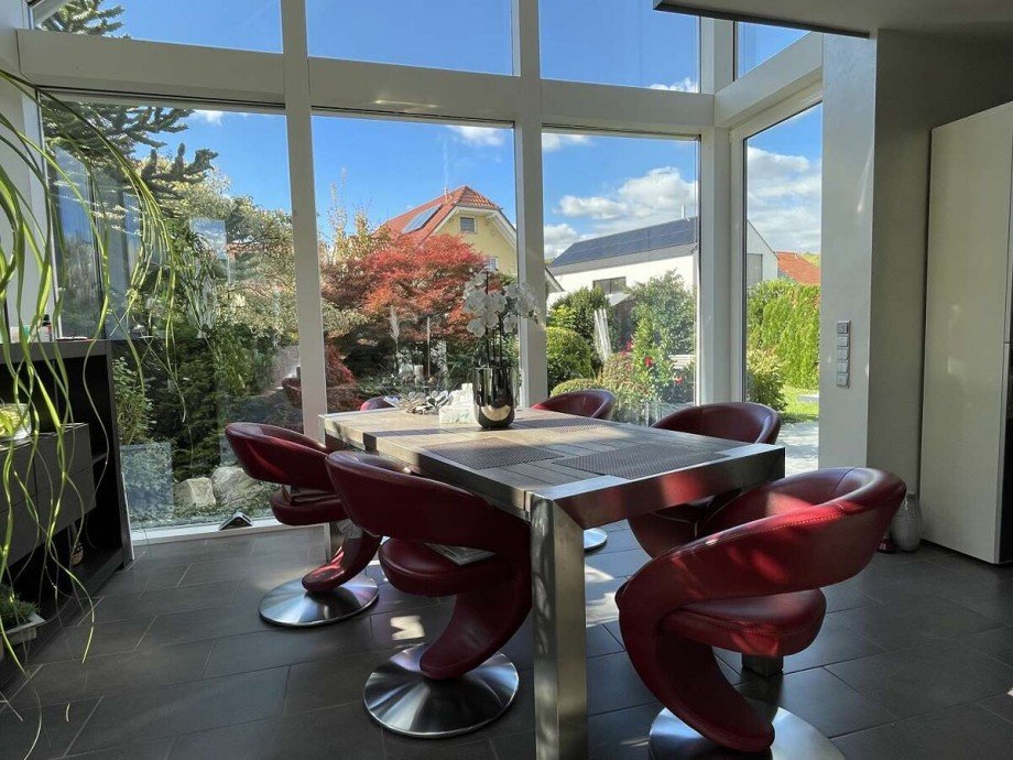 Essplatz Wintergarten Einfamilienhaus Dienheim