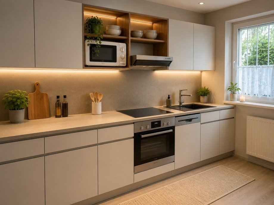 K�che neu (KI generiert) Reihenendhaus Wiesbaden