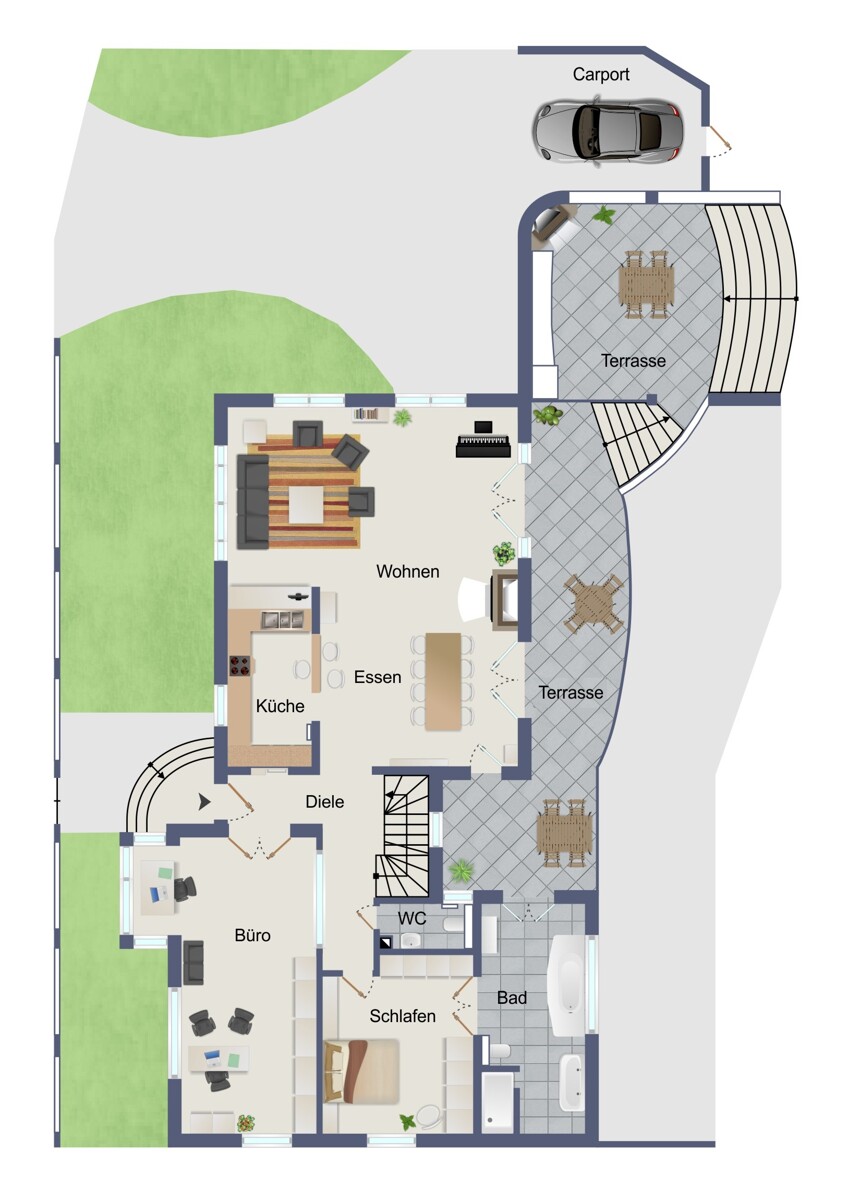 Erdgeschoss Einfamilienhaus Oppenheim