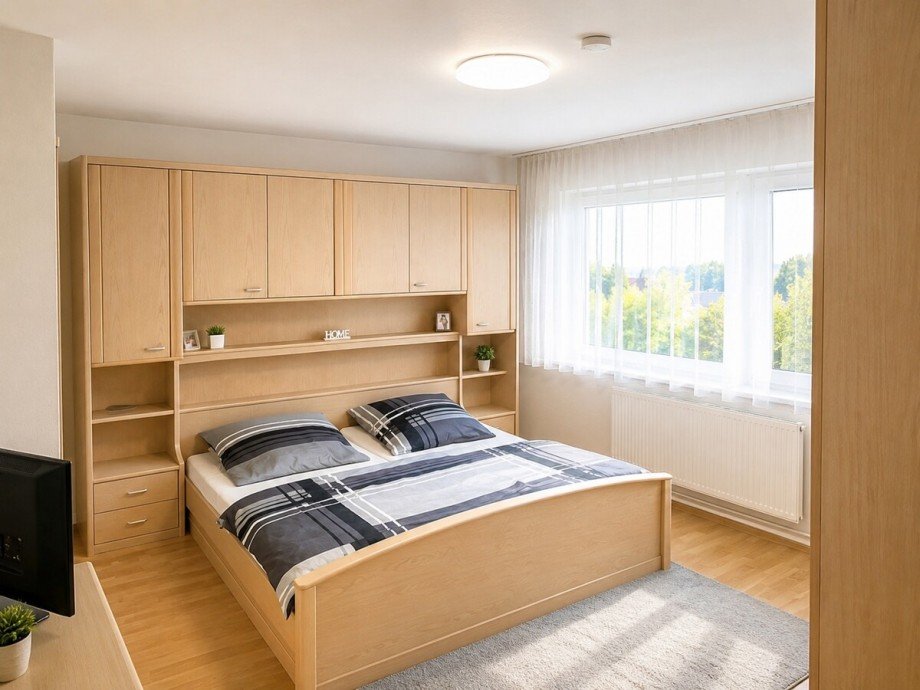 Schlafzimmer neu (KI generiert) Einfamilienhaus Mainz
