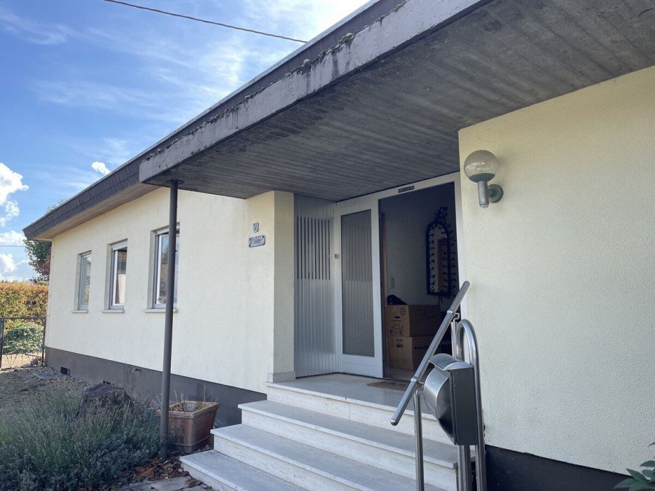 Hauseingang Bungalow Gimbsheim