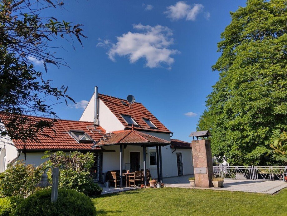 R�ckansicht Einfamilienhaus Dittelsheim-He�loch