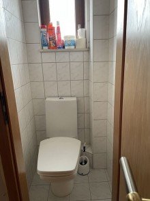 G�ste-WC ImmobilienPunkt*** Freistehendes EFH mit Werkstatt und Garten in ruhiger Wohnlage